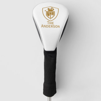 Gold Modern Golf Headcover