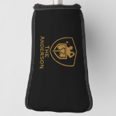 Gold Modern Golf Headcover (Rotieren 90)