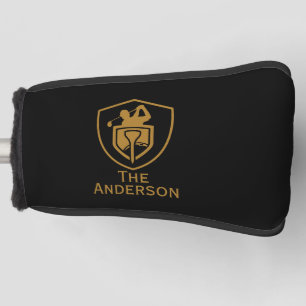 Gold Modern Golf Headcover