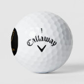 Gold Modern Golfball (Logo)