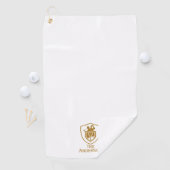 Gold Modern Golfhandtuch (Insitu)