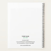 Gold Modern Modernes Logo für Reinigungsdienste Planer (Rückseite)