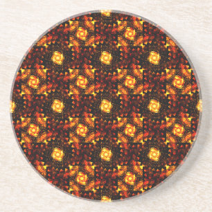 Gold Moderne Boho-Elegante Abstract-Art-Muster #50 Getränkeuntersetzer