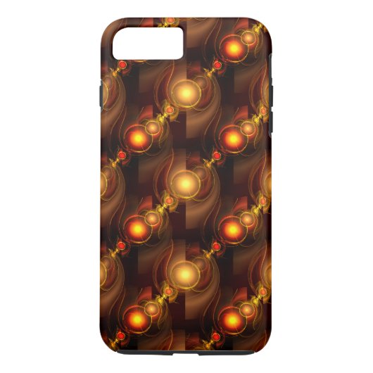 Gold Moderne Boho Elegante Abstrakte Kunst Muster Case-Mate iPhone Hülle (Rückseite)
