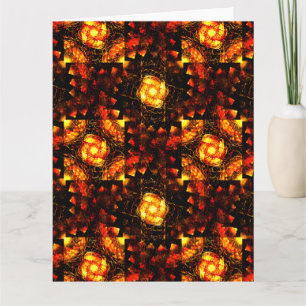 Gold Moderne Boho Elegante Abstrakte Kunst Muster  Dankeskarte