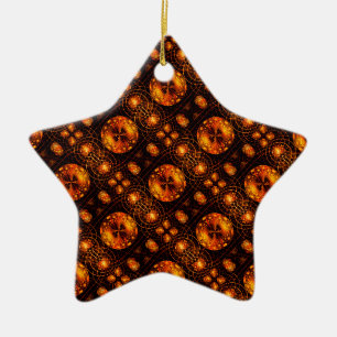 Gold Moderne Boho Elegante Abstrakte Kunst Muster Keramik Ornament