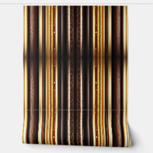 Gold Moderne Holzkunst Lamperia Collection Tapete