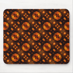Gold Moderner Boho-Eleganter Abstrakter Kunststil Mousepad