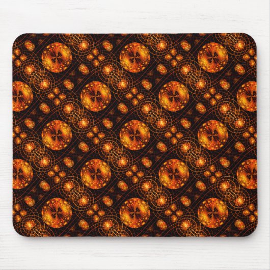 Gold Moderner Boho-Eleganter Abstrakter Kunststil Mousepad (Vorne)