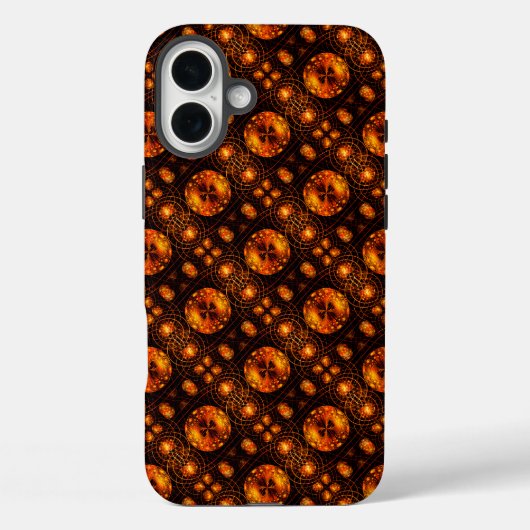 Gold Modernes Boho Elegantes Abstrakte Kunstmuster Case-Mate iPhone Hülle (Rückseite)