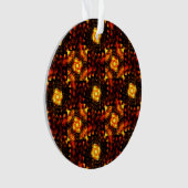 Gold Modernes Boho Elegantes Abstrakte Kunstmuster Ornament (Vorderseite)