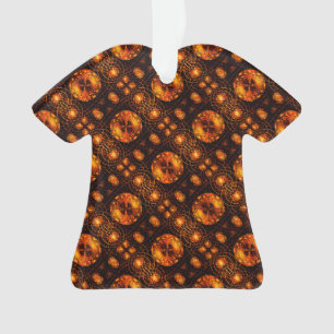 Gold Modernes Boho Elegantes Abstrakte Kunstmuster Ornament