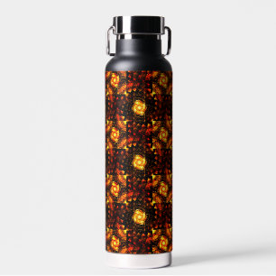 Gold Modernes Boho Elegantes Abstrakte Kunstmuster Trinkflasche