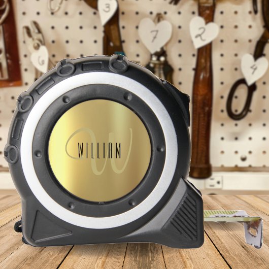 Gold Monogram Formal Luxus Maßband