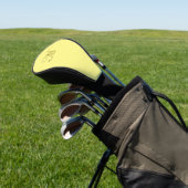 Gold Monogram Initial Golf Headcover (In SItu)