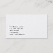 Gold Monogram Makeup Artist Business Card Visitenkarte (Rückseite)