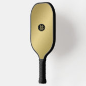 Gold Monogram Pickleball Paddel Pickleball Schläger (Links)