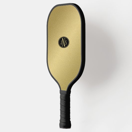 Gold Monogram Pickleball Paddel Pickleball Schläger (Links)