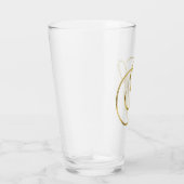 Gold Monogram S Glas (Rechts)