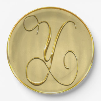 Gold Monogram Y Wedding Custom Monogram Weddings Pappteller