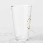 Gold Monogram Z Glas (Rechts)