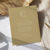 Gold Monogramm Himmlische Hochzeit Dankeskarte
