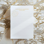 Gold Monstera Pflanze Blatt, mit Goldkäse Pflanze  Notizblock<br><div class="desc">Gold Monstera Pflanze Blatt,  vergoldete Käse Pflanze Notizblock Evenly ausgekleidetes Notizpapier in einer hellgrauen Farbe. Bitte beachten Sie,  dass der Goldeffekt gedruckt wird.</div>