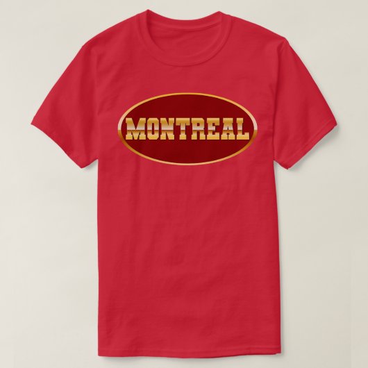 Gold Montreal T-Shirt (Design vorne)