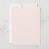 Gold Moon and Stars Pink Baby Dusche Vielen Dank Dankeskarte (Rückseite)