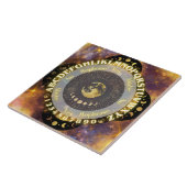 Gold Moon Cosmos Fliese (Seite)