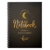 Gold Moon Notizblock (Vorderseite)