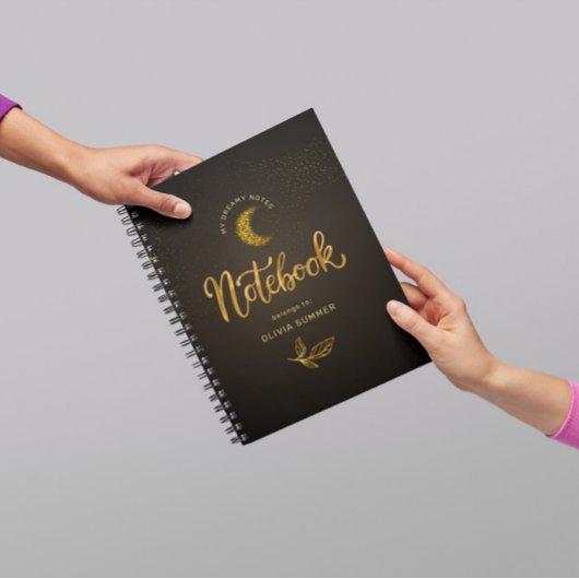Gold Moon Notizblock