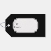 Gold Moon & Stars Geschenkanhänger (Rückseite Horizontal)