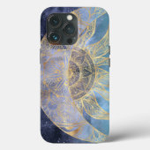 Gold Moon Sun Mandala Celestial Design Case-Mate iPhone Hülle (Rückseite)