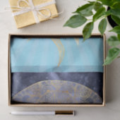 Gold Moon Sun Mandala Celestial Design Seidenpapier (Geschenk)