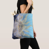 Gold Moon Sun Mandala Celestial Design Tasche (Von Nahem)