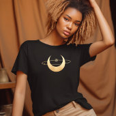 Gold Moon und Star Esoteric T-Shirt