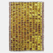 Gold Mosaic Tiles Elegant Moderner Luxus Decke (Vorderseite Vertikal)