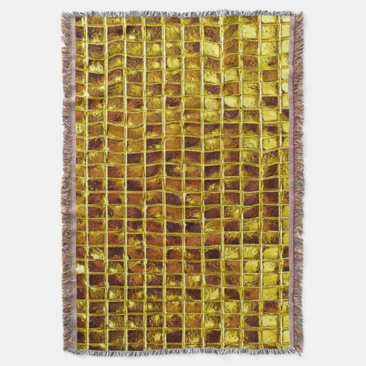 Gold Mosaic Tiles Elegant Moderner Luxus Decke (Vorderseite Vertikal)