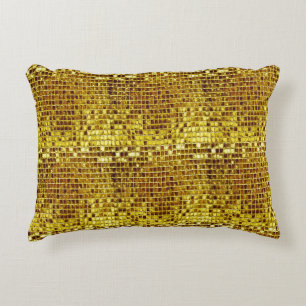 Gold Mosaik Elegant Glam Ästhetischer Luxus Modern Dekokissen