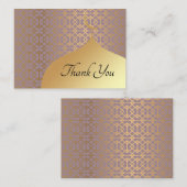 Gold Moschee Dankeschön Karte (Vorne/Hinten)