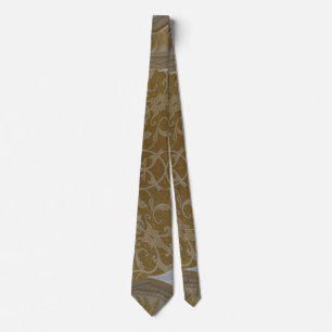 Gold Motif Krawatte