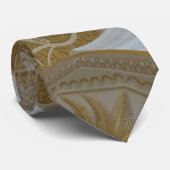 Gold Motif Krawatte (Gerollt)