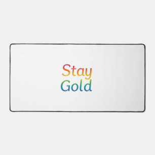 Gold Mouse Pad bleibe Schreibtischunterlage