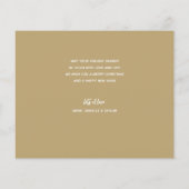 Gold Multi Foto Happy Holidays Budget Cards (Rückseite)