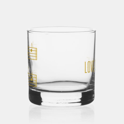GOLD MUSIC LOVER VATER GIFT PIANO MUSIKANISCHE NOT WHISKYGLAS (Links)