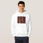 Gold Musical Notes Background Hoodie (Vorne ganz)