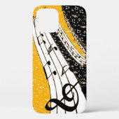 Gold-Musik Case-Mate iPhone Hülle (Rückseite)