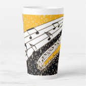 Gold-Musik Milchtasse (Vorderseite)