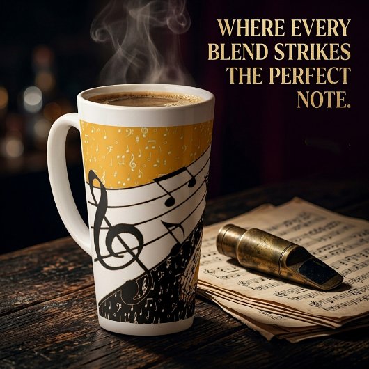 Gold-Musik Milchtasse